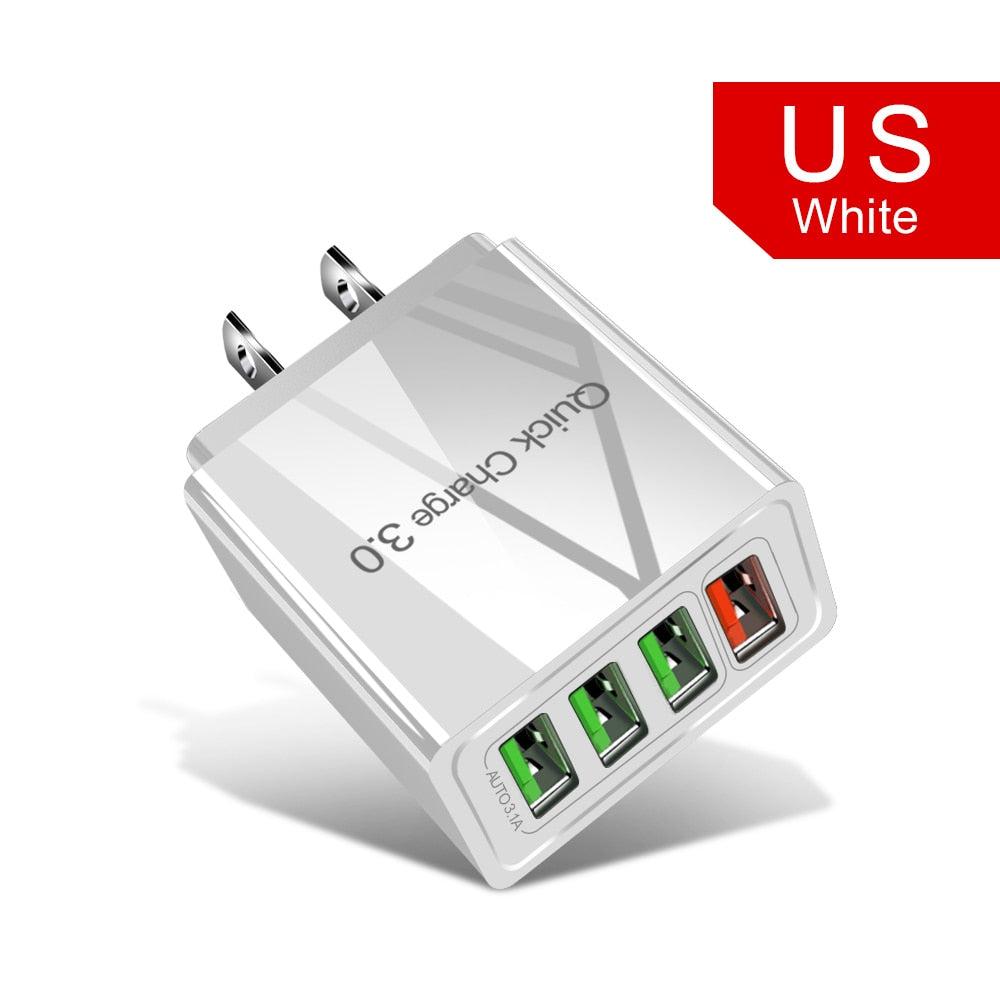 48W Quick Charge 3.0 4.0 USB Fast Charger