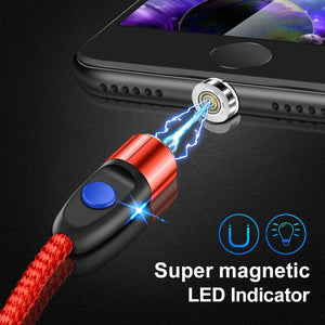 Fast magnetic charging USB cable (iPhone, micro USB, Type-C)